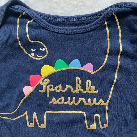 Carter’s 9M 4-Piece Bodysuit Bundle + Holiday Silent Night Bonus GUC Baby Girl - Picture 9 of 16